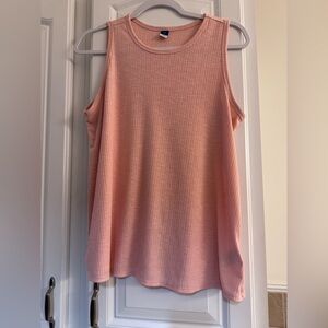 Old Navy Coral Ribbed Tank Top